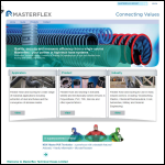 Screen shot of the Masterflex Technical Hoses Ltd website.