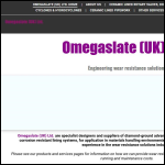 Screen shot of the Omegaslate website.