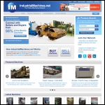 Screen shot of the Industrialmachines.Net Ltd website.