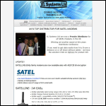 Screen shot of the XL Systems Ltd website.