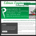 Screen shot of the Edmar Engineering Co Ltd website.