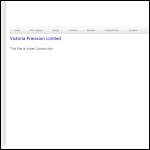 Screen shot of the Victoria Precision Co (Birmingham) Ltd website.