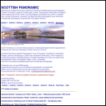 Screen shot of the Scottish Panoramic website.