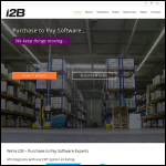 Screen shot of the I2B Ltd website.