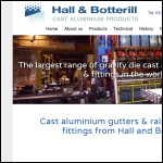 Screen shot of the Hall & Botterill Ltd website.