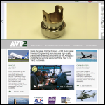 Screen shot of the Avon Valley Precision Engineering Ltd website.