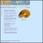 Screen shot of the Diya Partnership Ltd website.