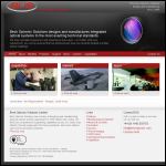 Screen shot of the Beck Optronic Solutions Ltd website.