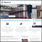 Screen shot of the Fibrestar Drums Ltd website.