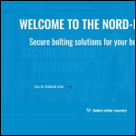 Screen shot of the Nord-Lock Ltd website.
