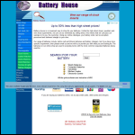 Screen shot of the Battery House website.
