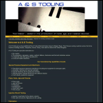Screen shot of the A & S Tooling website.