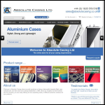 Screen shot of the Absolute Casing Ltd website.