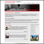 Screen shot of the Assessing Direct Ltd website.