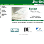 Screen shot of the Burfield Ltd website.