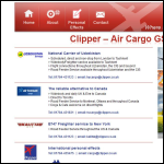 Screen shot of the Clipper Marketing Services Ltd website.