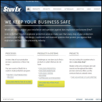Screen shot of the Stuvex Safety Systems Ltd website.