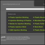 Screen shot of the Warwick Polymers Ltd website.