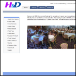 Screen shot of the HD Manufacturing website.
