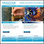 Screen shot of the Qualitair Engineering Services Ltd website.