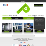 Screen shot of the Pro-Door Ltd website.