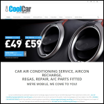 Screen shot of the Autoair Conditioning Ltd website.