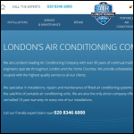 Screen shot of the The Air Conditioning Company website.
