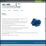 Screen shot of the Allhrs Motor Rewinds website.