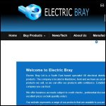 Screen shot of the Electric Bray Ltd website.