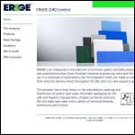 Screen shot of the ER&GE (UK) Ltd website.