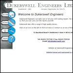 Screen shot of the Dukerswell Engineers Ltd website.