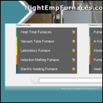 Screen shot of the Hightemp Furnaces Ltd website.