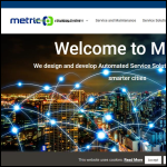 Screen shot of the METRIC Group Ltd website.