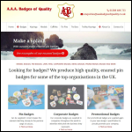 Screen shot of the AAA Badges of Quality website.