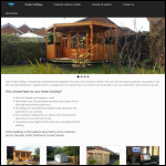 Screen shot of the Apex Timber Buildings website.