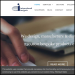 Screen shot of the International Insignia Ltd website.