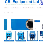 Screen shot of the C B I Equipment Ltd website.