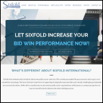 Screen shot of the Sixfold Ltd website.