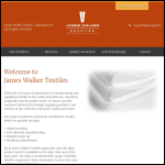 Screen shot of the James Walker & Sons Ltd website.