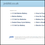 Screen shot of the John Mason (Batteries) Ltd website.
