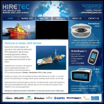 Screen shot of the Hiretec - GPS Rentals website.