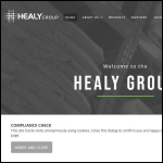 Screen shot of the Healy Group website.