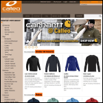 Screen shot of the Calleo UK Ltd website.