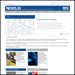 Screen shot of the Nenplas Ltd website.