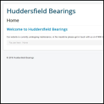 Screen shot of the Huddersfield Bearings Ltd website.