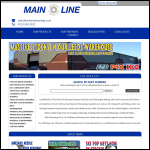 Screen shot of the Main Line Bearing Co Ltd website.