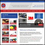 Screen shot of the Bradechem Ltd website.