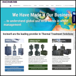 Screen shot of the Inciner8 Ltd website.