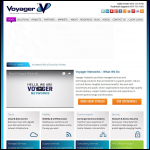 Screen shot of the Voyager Networks Ltd website.