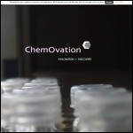 Screen shot of the ChemOvation Ltd website.